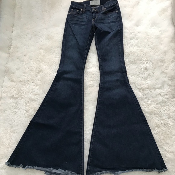 extreme flare jeans